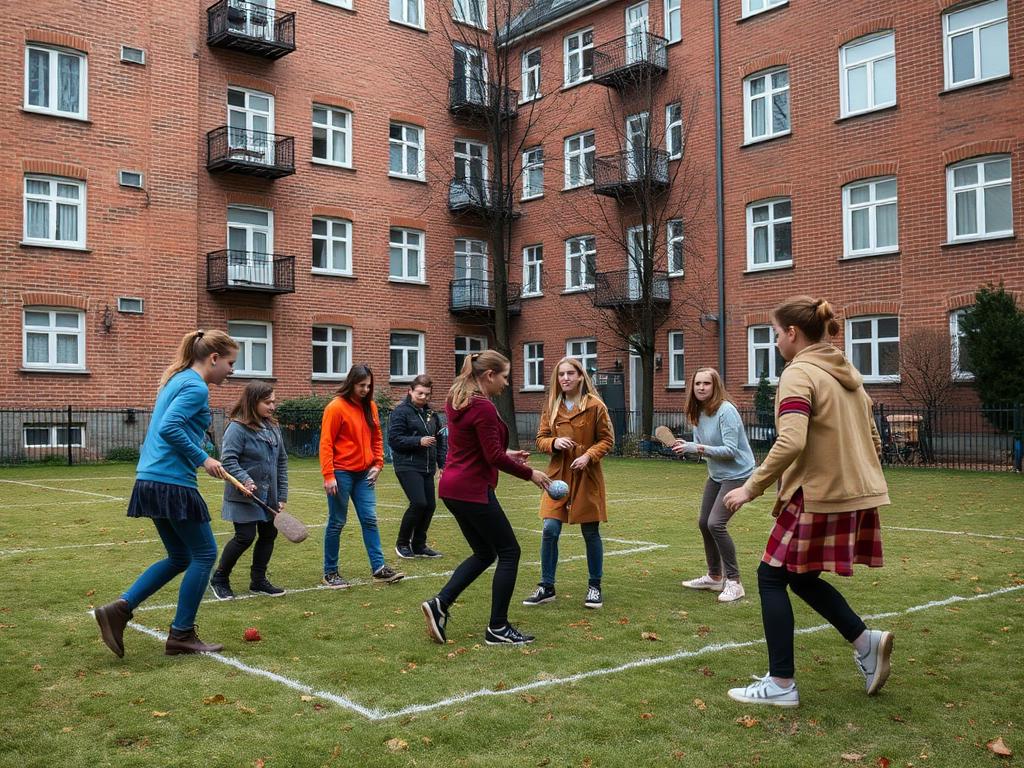 Palant, klipa, zośka and kapsle: courtyard classics that turn any patch of grass into a playing field.